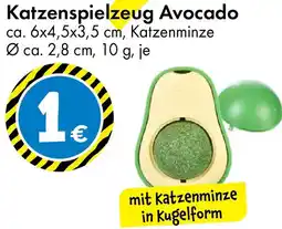 TEDi Katzenspielzeug Avocado Angebot