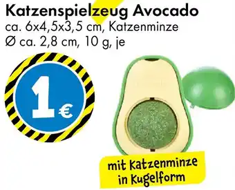 TEDi Katzenspielzeug Avocado Angebot