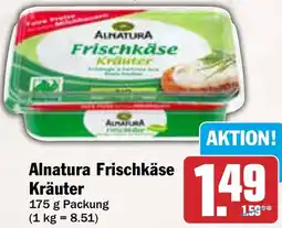 AEZ Alnatura Frischkäse Kräuter Angebot