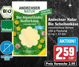 AEZ Andechser Natur Bio Scheibenkäse Angebot