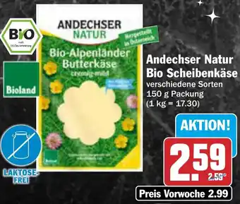 AEZ Andechser Natur Bio Scheibenkäse Angebot