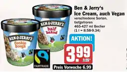AEZ Ben & Jerry's Ice Cream, auch Vegan Angebot