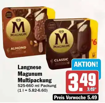 AEZ Langnese Magunum Multipackung Angebot