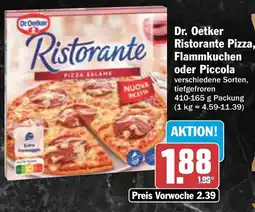 AEZ Dr. Oetker Ristorante Pizza, Flammkuchen oder Piccola Angebot