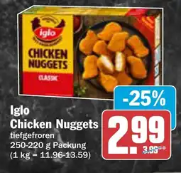AEZ iglo CHICKEN NUGGETS Angebot