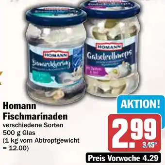 AEZ Homann Fischmarinaden Angebot