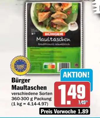 AEZ BURGER Maultaschen Angebot