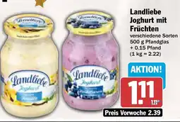 AEZ Landliebe Joghurt mit Früchten Angebot