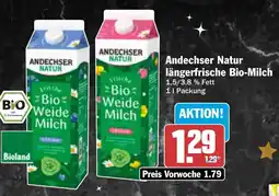 AEZ Andechser Natur längerfrische Bio-Milch Angebot