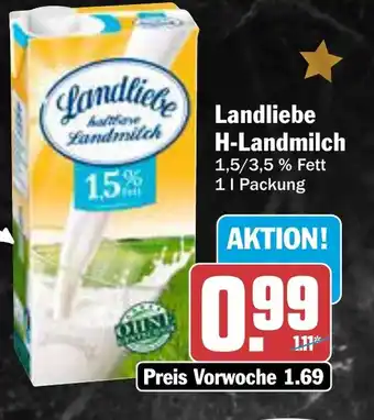 AEZ Landliebe H-Landmilch Angebot