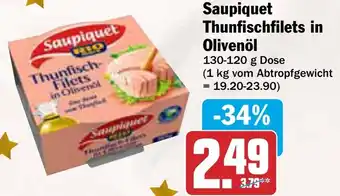AEZ Saupiquet Thunfischfilets in Olivenöl Angebot