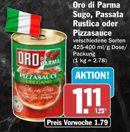 AEZ Oro di Parma Sugo, Passata Rustica oder Pizzasauce Angebot