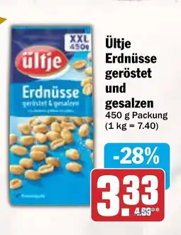 AEZ ültje Erdnüsse geröstet und gesalzen Angebot