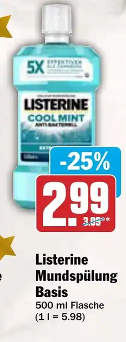 AEZ Listerine Mundspülung Basis Angebot