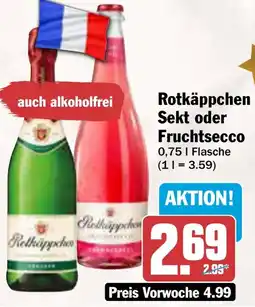 AEZ Rotkäppchen Sekt oder Fruchtsecco Angebot