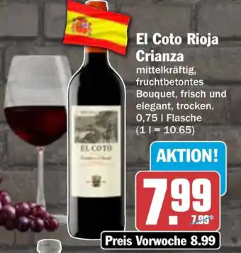 AEZ El Coto Rioja Crianza Angebot