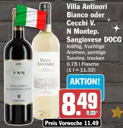 AEZ Villa Antinori Bianco oder Cecchi V. N Montep. Angebot