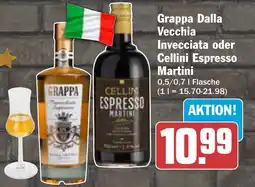 AEZ Grappa Dalla Vecchia Invecciata oder Cellini Espresso Martini Angebot