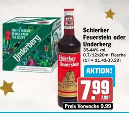 AEZ Schierker Feuerstein oder Underberg Angebot