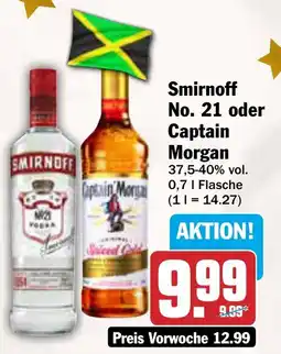 AEZ Smirnoff No. 21 oder Captain Morgan Angebot