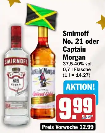 AEZ Smirnoff No. 21 oder Captain Morgan Angebot