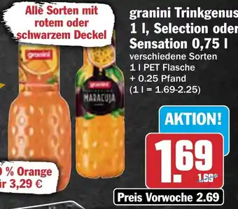 AEZ granini Trinkgenuss, Selection oder Sensation Angebot