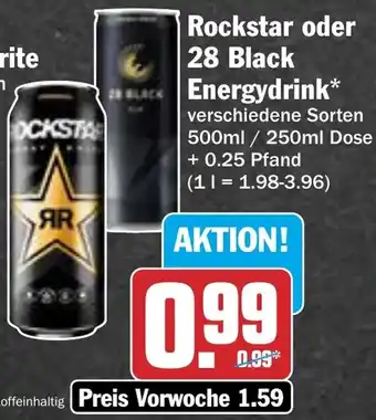 AEZ Rockstar oder 28 Black ACK Energydrink Angebot