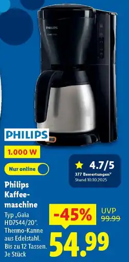 Lidl Philips Kaffeemaschine Angebot