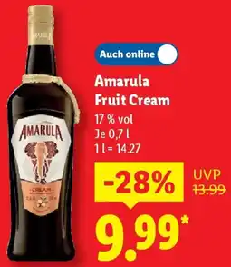 Lidl Amarula Fruit Cream Angebot