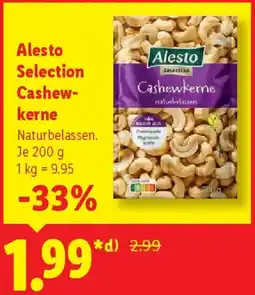 Lidl Alesto Selection Cashewkerne Angebot