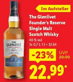 Lidl The Glenlivet Founder's Reserve Single Malt Scotch Whisky Angebot