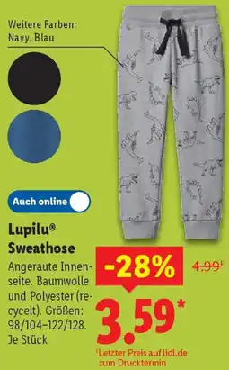 Lidl Lupilu Sweathose Angebot