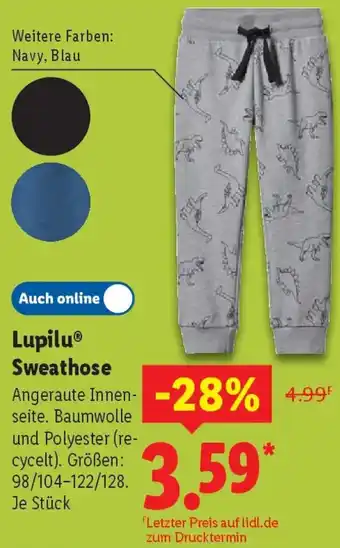 Lidl Lupilu Sweathose Angebot
