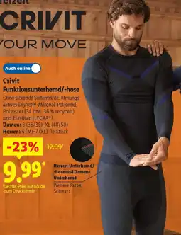 Lidl Crivit Funktionsunterhemd/-hose Angebot