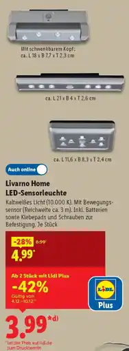 Lidl Livarno Home LED-Sensorleuchte Angebot