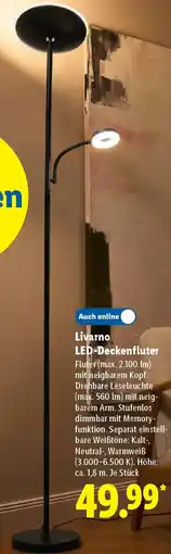 Lidl Livarno LED-Deckenfluter Angebot