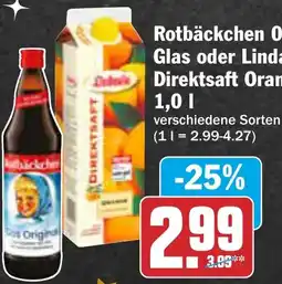 AEZ Rotbäckchen oder Lindavia And Direktsaft Orange Angebot