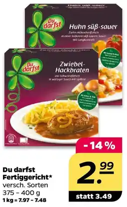 NETTO Du darfst Fertiggericht Angebot