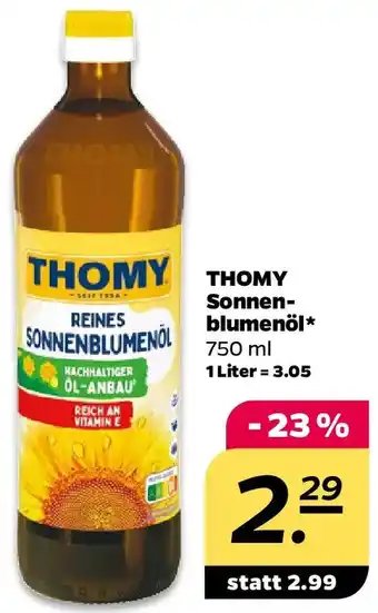 NETTO THOMY Sonnenblumenöl Angebot