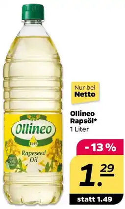 NETTO Ollineo Rapsöl Angebot
