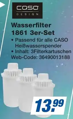 expert Techno Land Caso Design Wasserfilter 1861 3er-Set Angebot