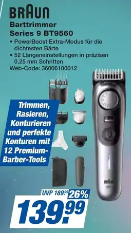 expert Techno Land BRAUN Barttrimmer Series 9 BT9560 Angebot