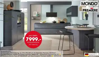 Möbel Martin MONDO Komplettküche inkl. Lieferung Angebot