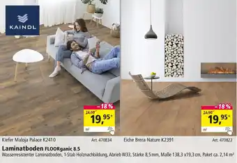 Holz Possling KAINDL Laminatboden FLOORganic 8.5 Angebot