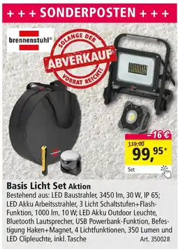 Holz Possling brennenstuhl Basis Licht Set Aktion Angebot