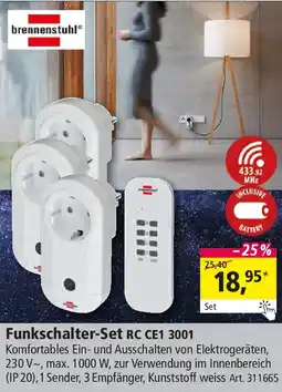 Holz Possling brennenstuhl Funkschalter-Set RC CE1 3001 Angebot