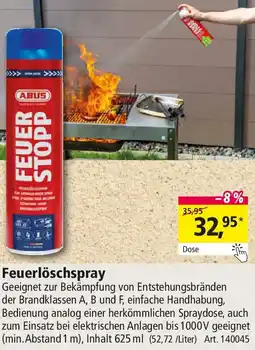 Holz Possling ABUS Feuerlöschspray Angebot