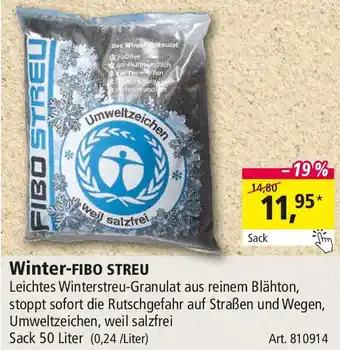 Holz Possling Winter-FIBO STREU Angebot
