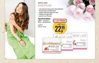 Reformhaus Bacher Arya Laya Rose Pflege Angebot