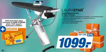 expert Techno Land LAURASTAR Dampfbügelsystem S Pure Xtreme Angebot
